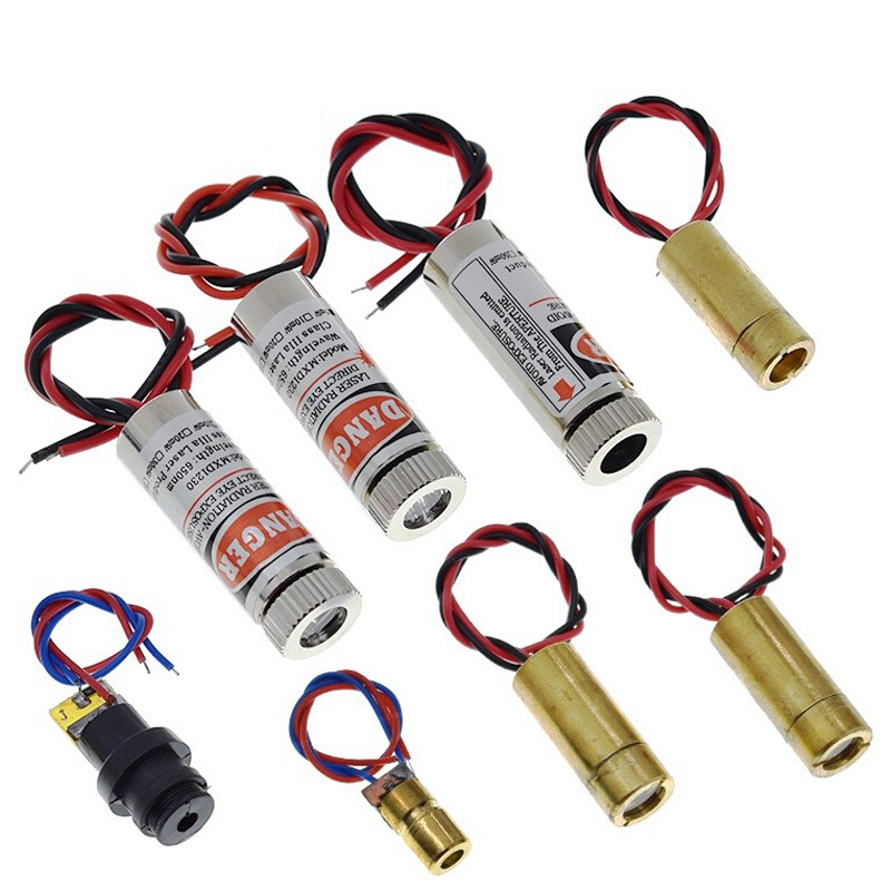 Industrial Laser Head - 650nm 5mW Red Point / Line
