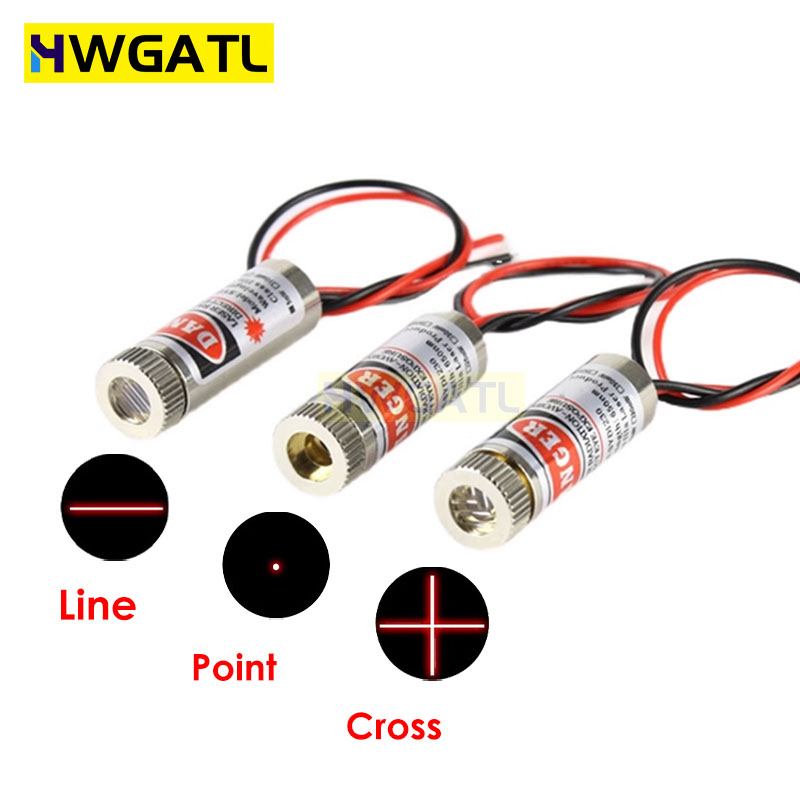 Industrial Laser Diode - 650nm 5mW Red Point / Line