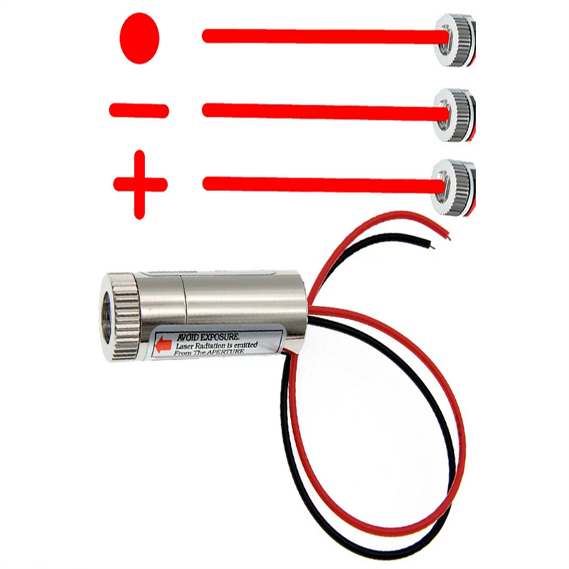 650nm 5mW Red Point / Line / C - Industrial Laser Head recension och pris