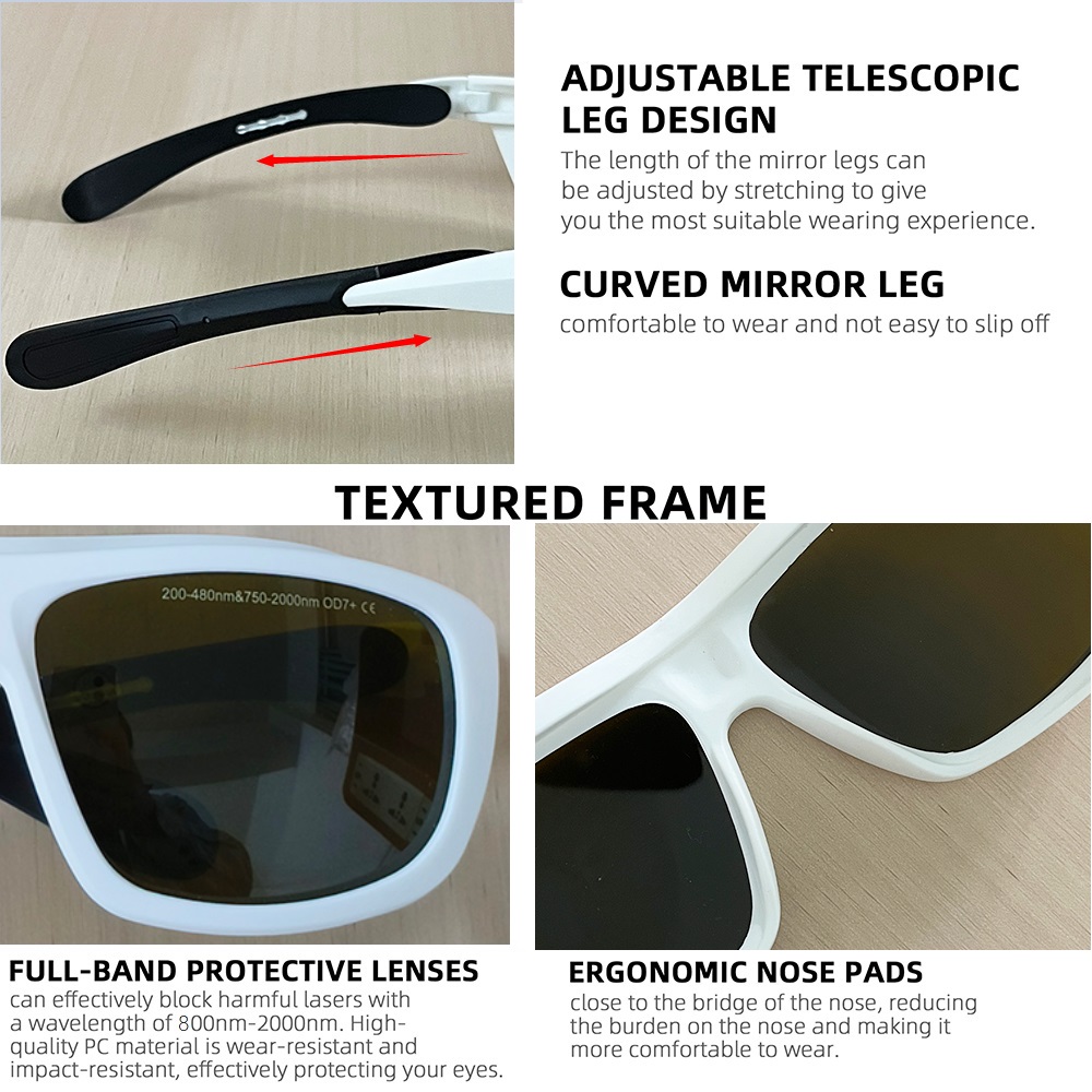OD7 Laser Safety Glasses Goggl - Industrial Laser Operator recension och pris