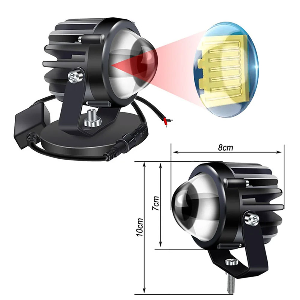 Motorcycle Projector Laser Lig - Laser Focus Lens recension och pris