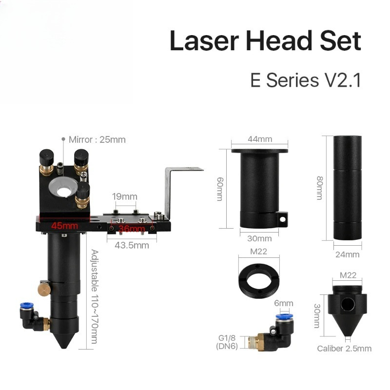 Cloudray E Series CO2 Head Set - Co2 Laser Mirror recension och pris