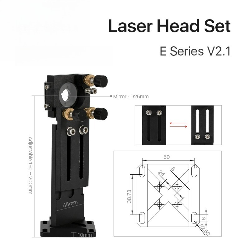 Cloudray E Series CO2 Head Set - Co2 Laser Mirror recension och pris