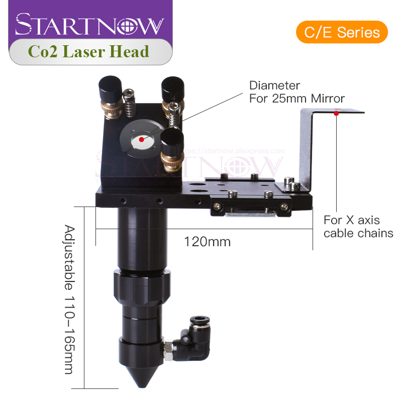 Startnow CO2 Laser Head Set Le - Co2 Laser Mirror recension och pris