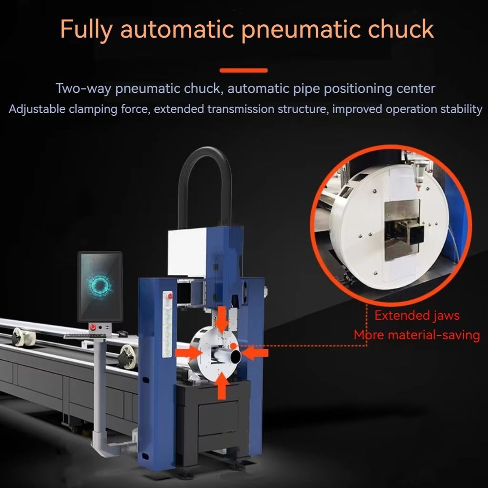 Metal Tube Fiber Laser Cutting - Industrial Fiber Laser Cutting Machine recension och pris