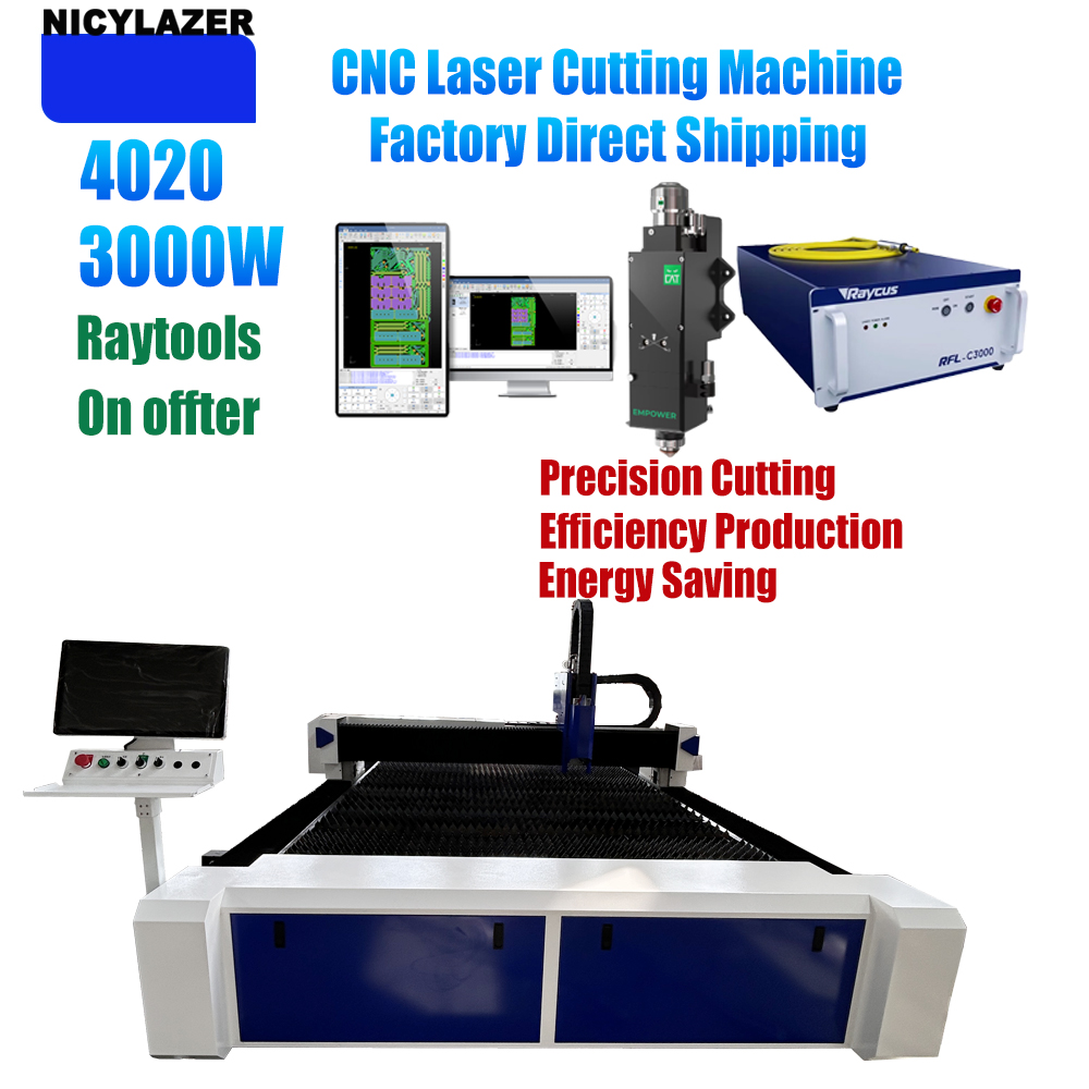 NICYLAZER CNC 3000W 4020 Fiber - Industrial Laser For Sale recension och pris