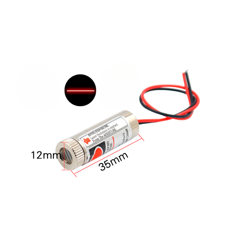 650nm 5mW Red Point / Line / C - Industrial Laser Head recension och pris