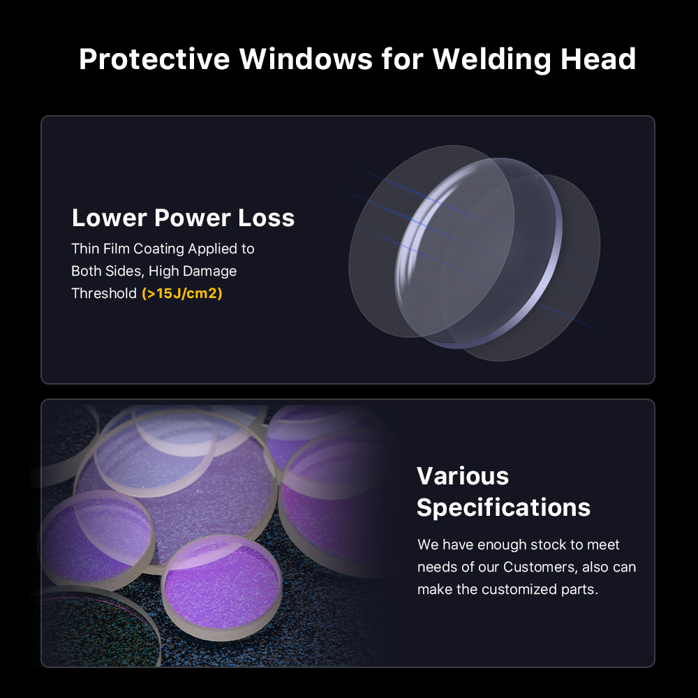 1/10/50/100PCS Fused Silica Pr - Industrial Laser Head recension och pris