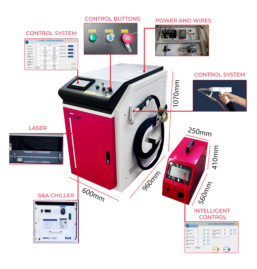 Factory Direct Sales 1000w 200 - Industrial Laser Welding Machine For Sale recension och pris