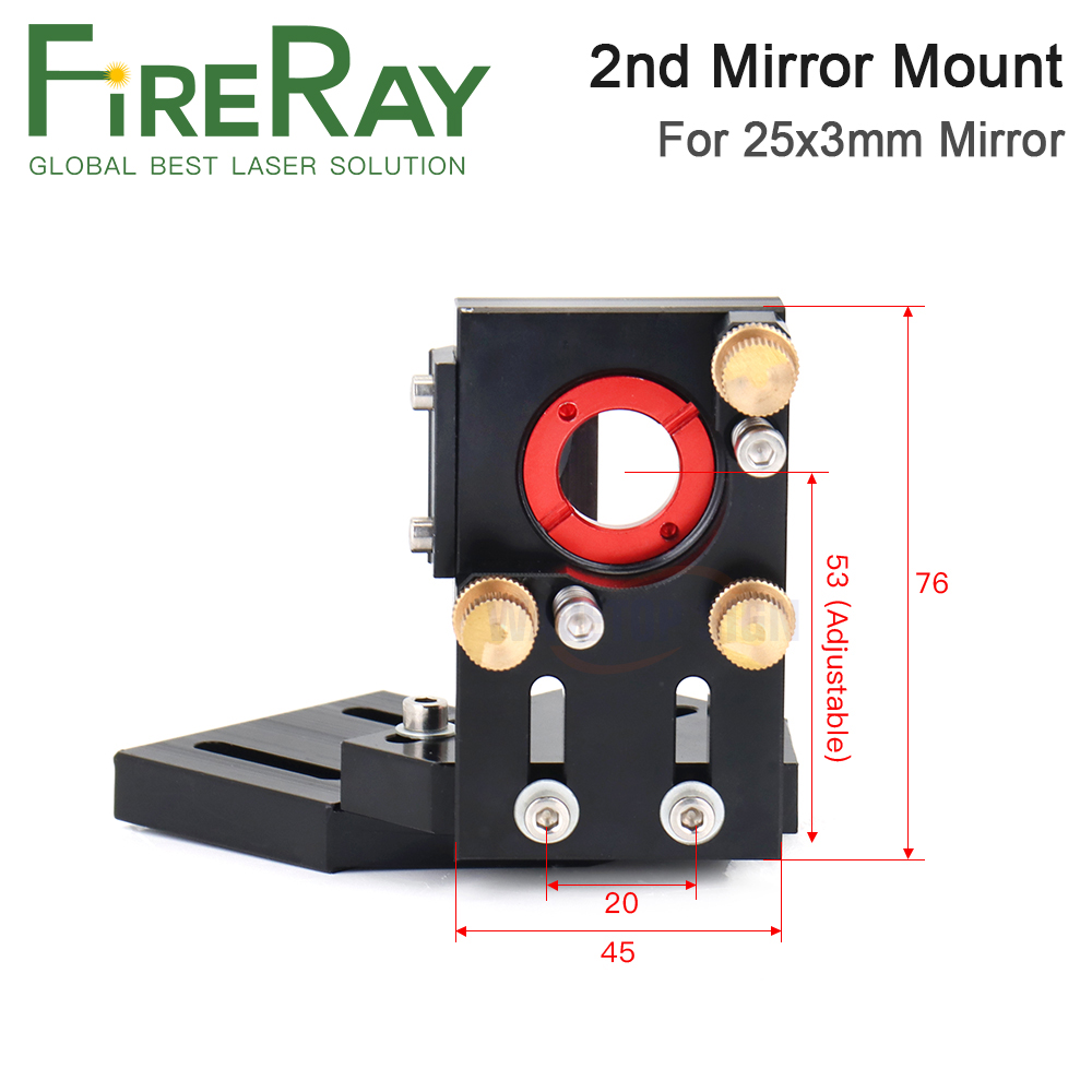 FireRay CO2 Laser Mount Reflec - Co2 Laser Mirror recension och pris