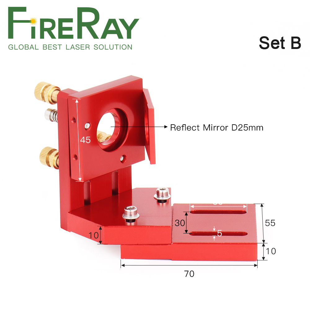 FireRay CO2 Laser Mount Reflec - Co2 Laser Mirror recension och pris