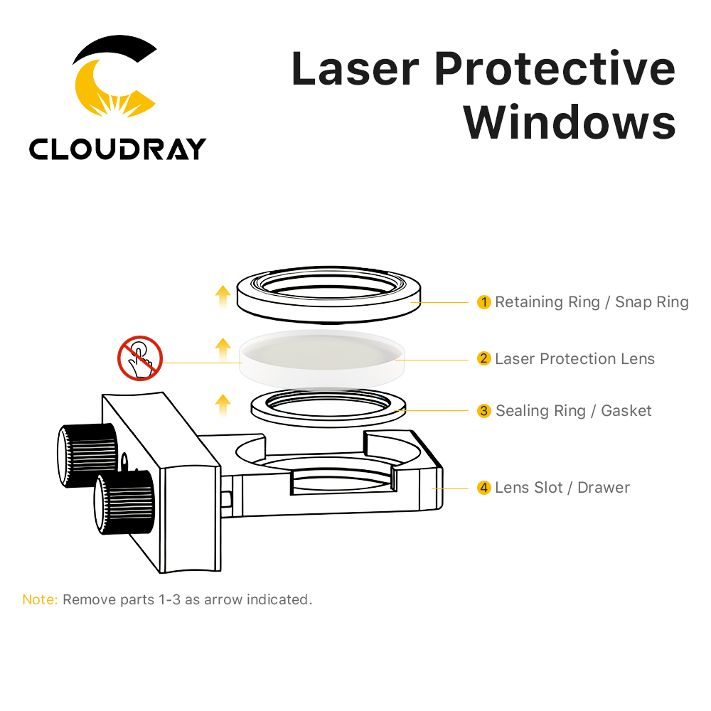 Cloudray 10PCS Protective Wind - Co2 Laser Mirror recension och pris