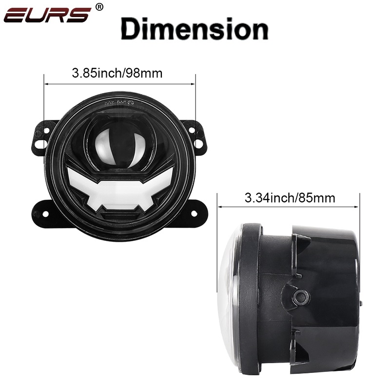 4inch LED Fog Lights 30W DRL L - Laser Focus Lens recension och pris