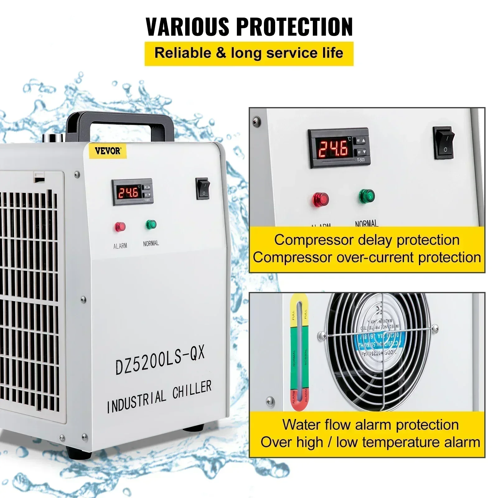 SIHAO CW-3000 Industrial Grade - Laser Chiller Water Cooler recension och pris