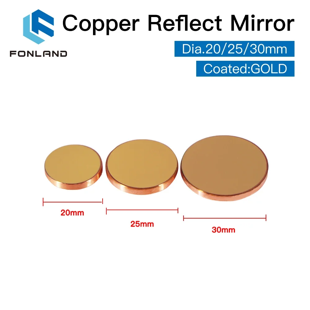 3pcs Fonland Copper Reflect Mi - Co2 Laser Mirror recension och pris