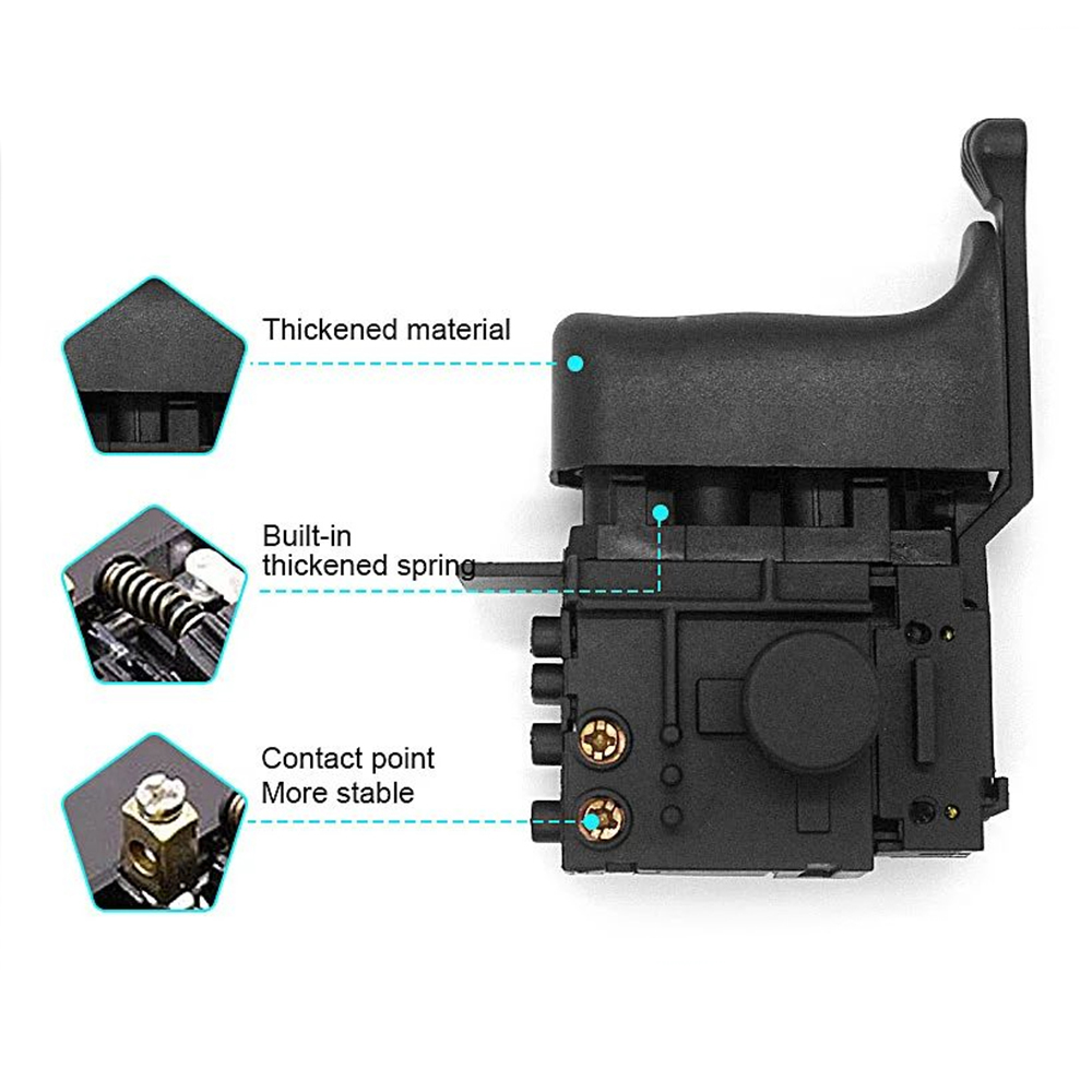 Switch replace for MAKITA HR24 - Makita Drill Hp1640 recension och pris