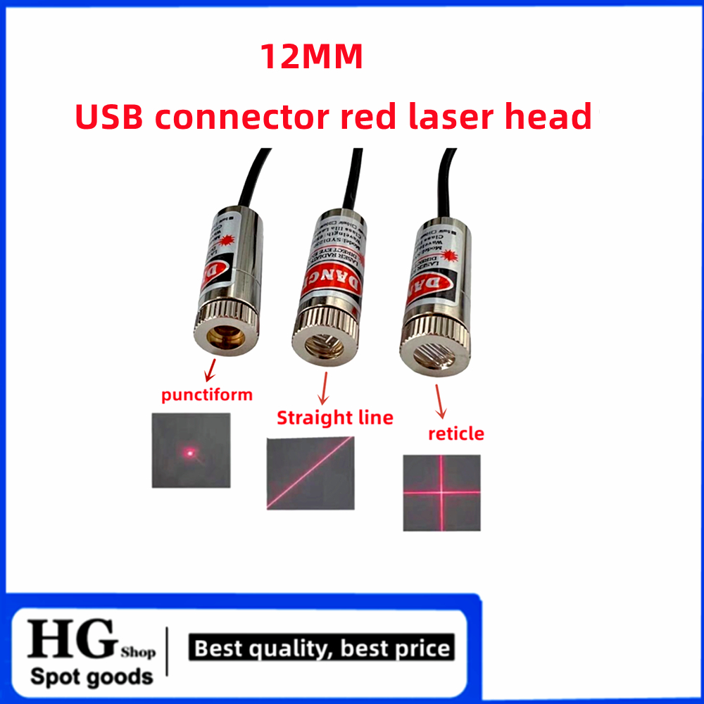 12mm 5mw adjustable focus red  - Industrial Laser Head recension och pris