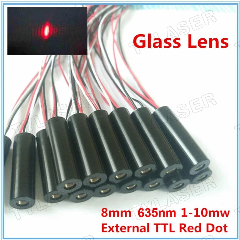 External TTL 8mm 635nm Red Dot - Industrial Grade Laser Pointer recension och pris